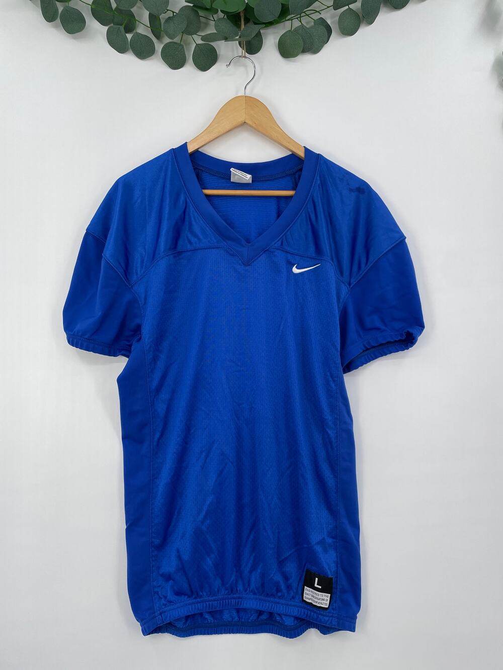 Nike Vapor Mens Varsity Football Practice Jersey Royal Blue Large